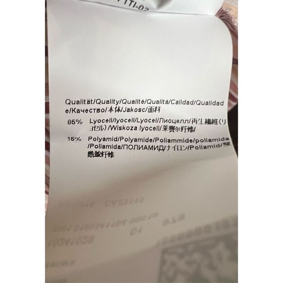 BOSS Datecara Striped Tiered Midi Dress in Stripes NWT Size 6 - Picture 9 of 9